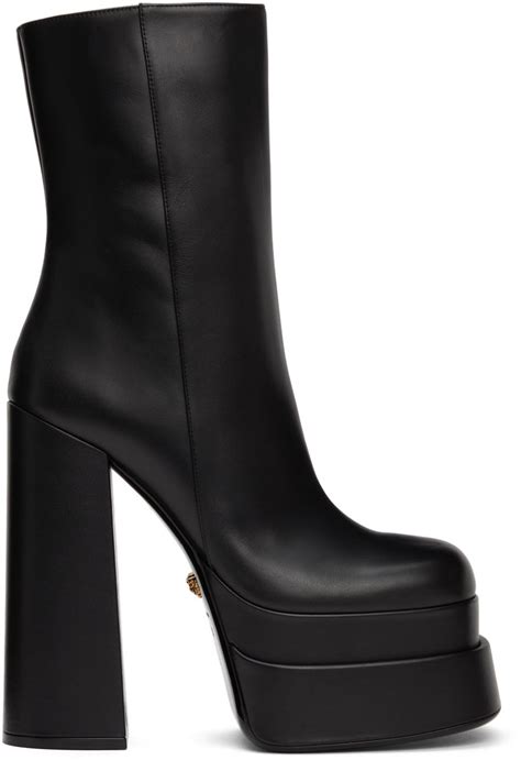 versace heel boots.